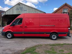 EX POST OFFICE VANS, INC DOBLOS, PARTNERS,  2013 MERCEDES SPRINTER, KOMATSU FORKLIFT, PORTALOOS, FIESTA, BMW! ENDS 7PM THURSDAY!