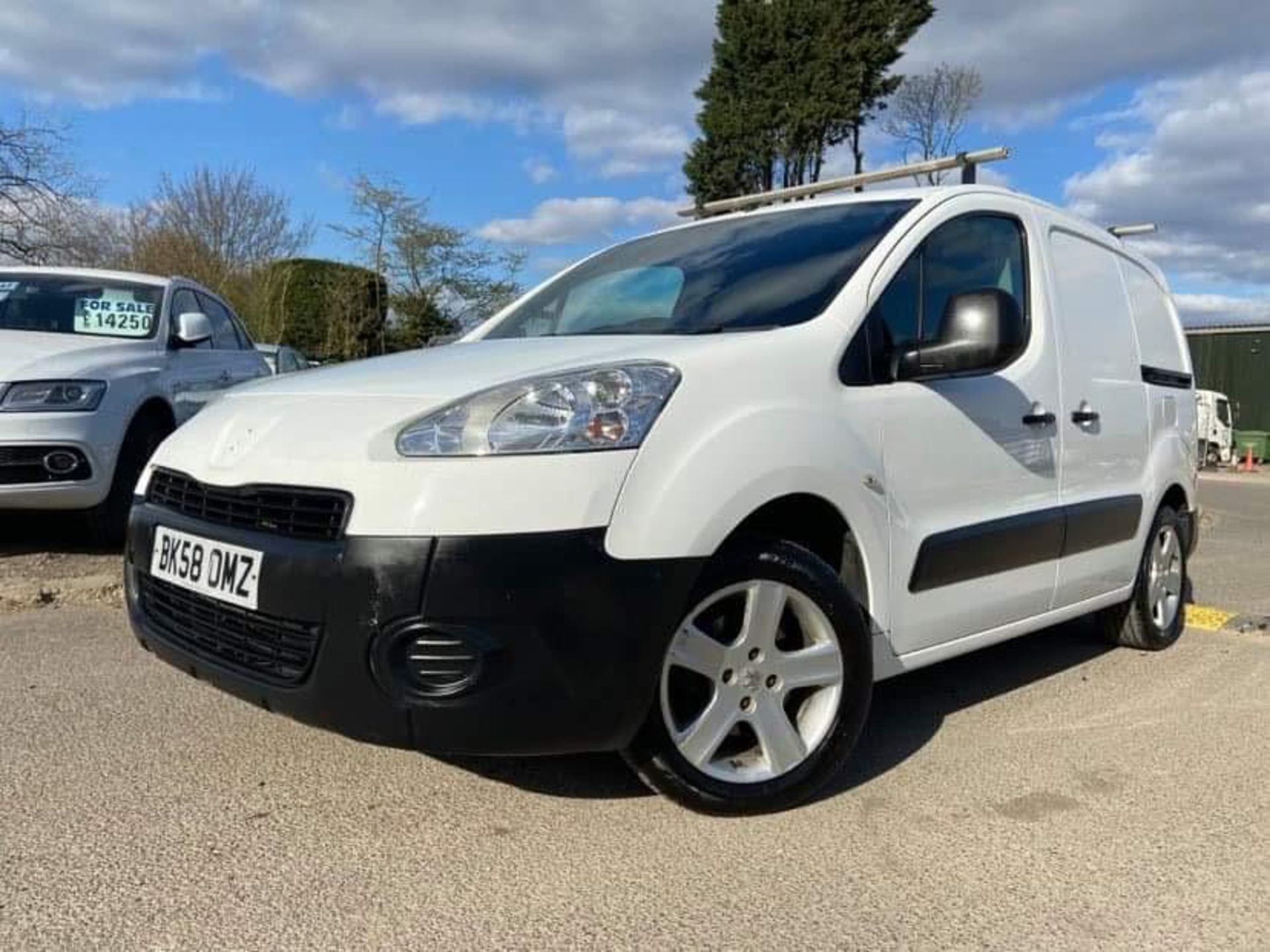 2008/58 REG CITROEN BERLINGO 625 X HDI 75 1.6 DIESEL WHITE PANEL VAN, SHOWING 1 FORMER KEEPER - Image 2 of 5