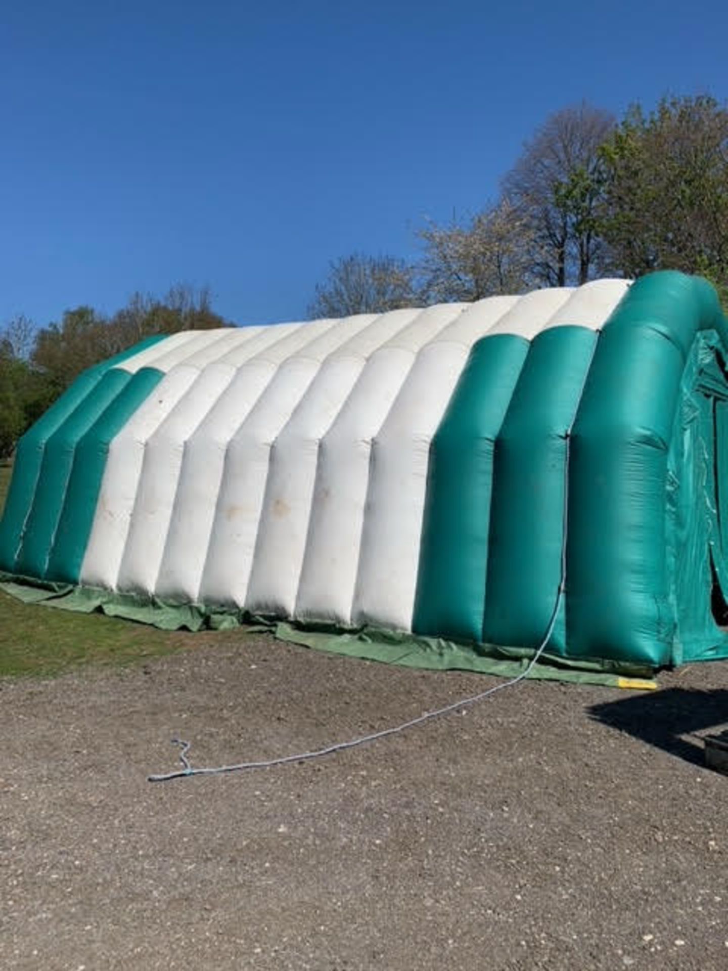 3x AIR SHELTERS (BLOW UP MARQUEE), INCLUDING WIND BLOWERS (NOT TESTED) AND ALL ACCESSORIES *NO VAT* - Image 2 of 11