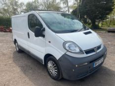 2005 VAUXHALL VIVARO 2700 DTI SWB WHITE PANEL VAN, DIESEL ENGINE, 168K MILES *NO VAT*