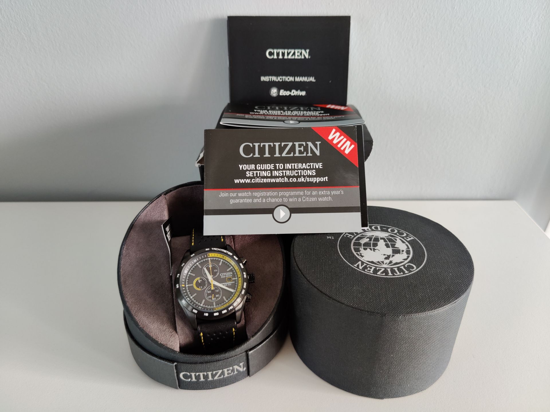 Citizen Eco-Drive Black Wrist Watch - New & Unused *NO VAT*