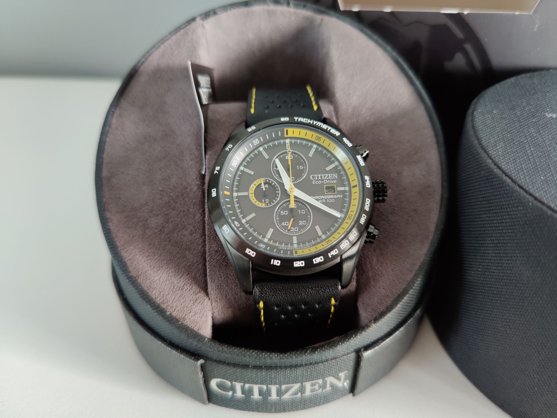 Citizen Eco-Drive Black Wrist Watch - New & Unused *NO VAT* - Image 2 of 5