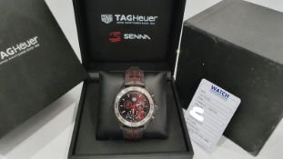 TAG HEUER SENNA Watch 43mm Chrono Formula 1 Limited Edition NO VAT