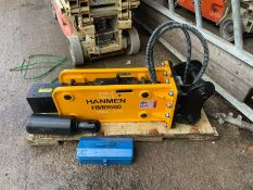 BRAND NEW AND UNUSED HANMEN HMB680 BREAKER, SUITABLE FOR 5-8 TON EXCAVATOR *PLUS VAT*