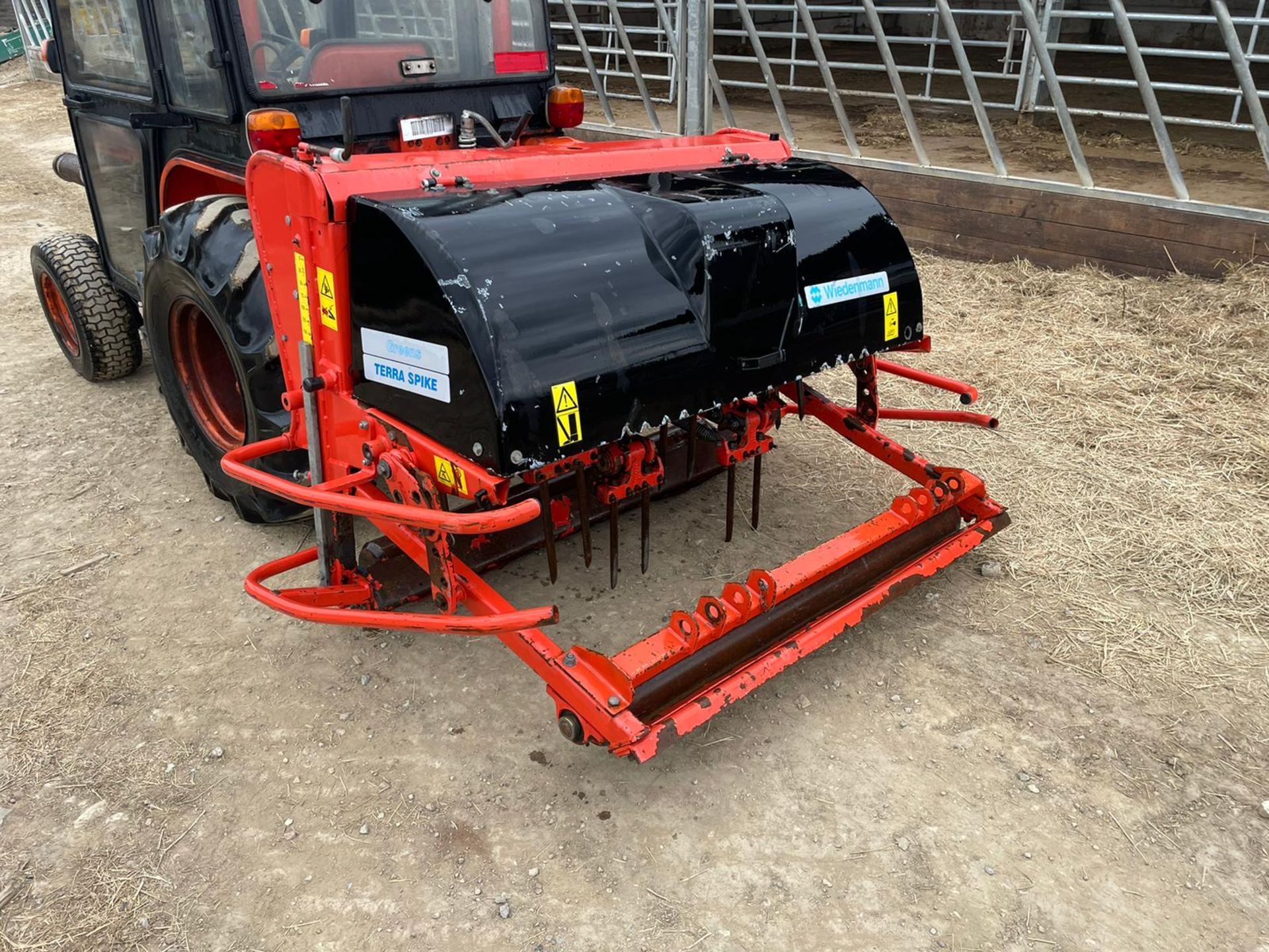 WEIDEMANN TERRA SPIKE G6/135 AERATOR, PTO DRIVEN, SUITABLE FOR 3 POINT LINKAGE, SPINS WELL *NO VAT*