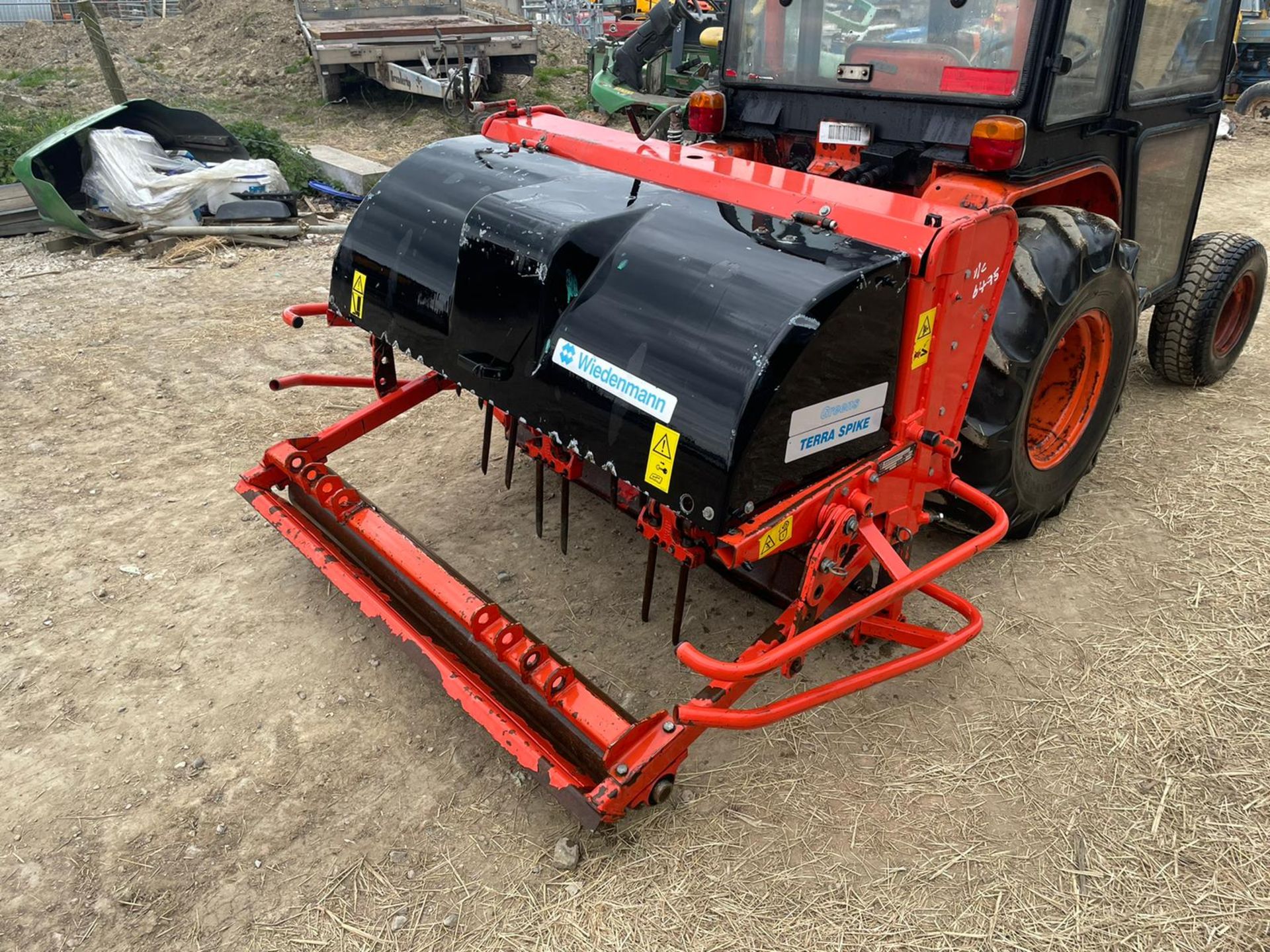 WEIDEMANN TERRA SPIKE G6/135 AERATOR, PTO DRIVEN, SUITABLE FOR 3 POINT LINKAGE, SPINS WELL *NO VAT* - Image 2 of 7