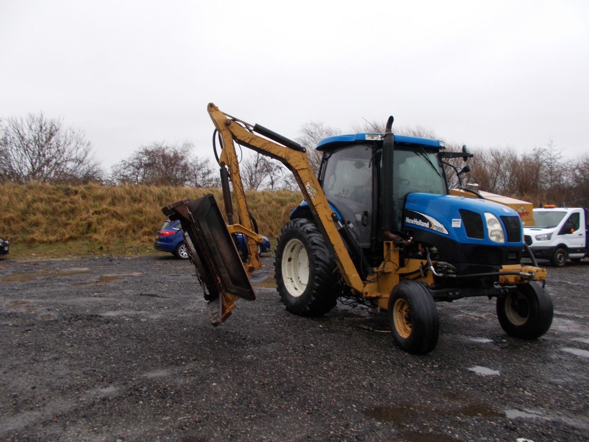 2003 NEW HOLLAND TS100A TRACTOR WITH MOWER ATTACHMENT, 4.5 LITRE 100HP TURBO DIESEL *PLUS VAT* - Image 15 of 24