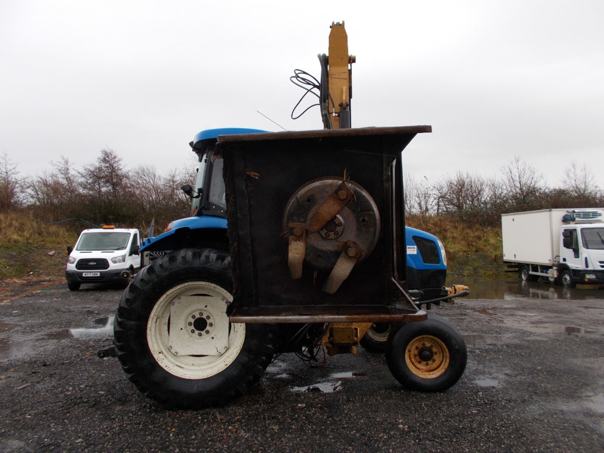 2003 NEW HOLLAND TS100A TRACTOR WITH MOWER ATTACHMENT, 4.5 LITRE 100HP TURBO DIESEL *PLUS VAT* - Image 12 of 24