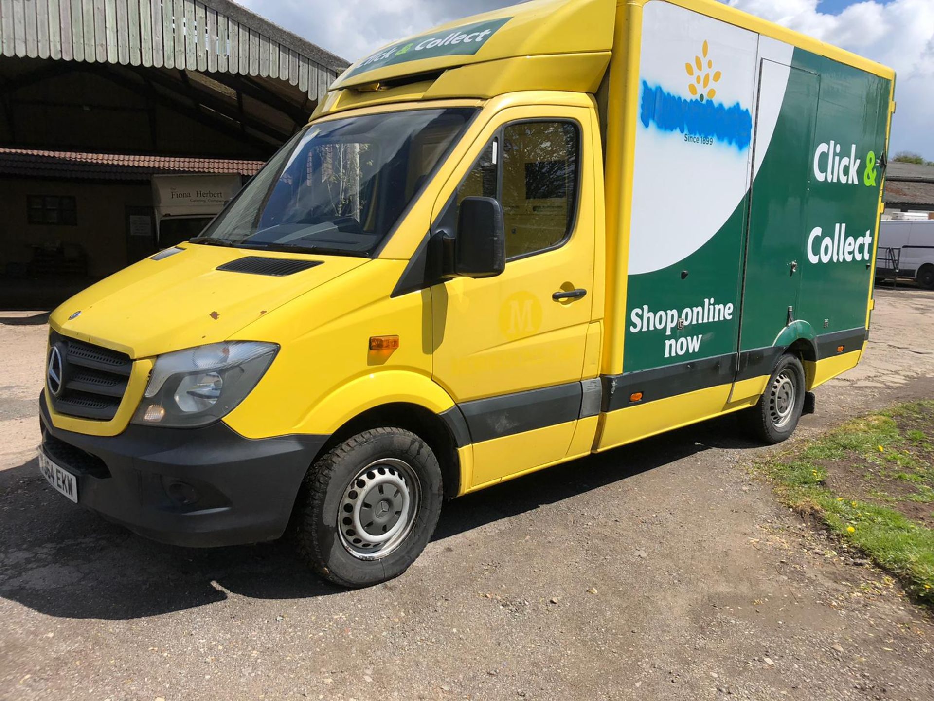 2014 MERCEDES-BENZ SPRINTER 313 CDI YELLOW INSULATED VAN, 2.2 DIESEL ENGINE *PLUS VAT* - Image 2 of 14