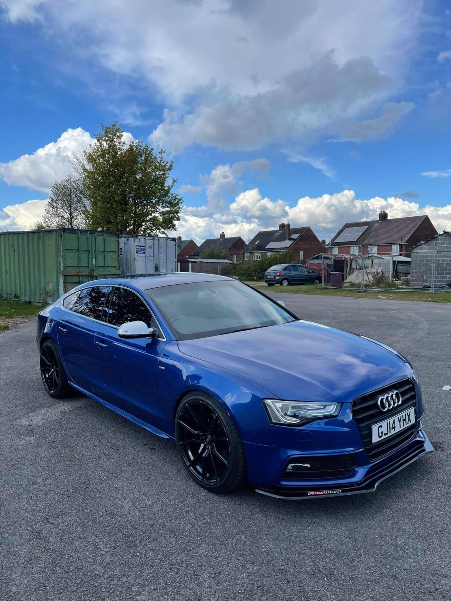 2014 AUDI A5 SE TECHNIK TDI CVT, BLUE 5 DOOR HATCHBACK, 2.0 DIESEL ENGINE, 89,726 MILES *NO VAT* - Image 4 of 11