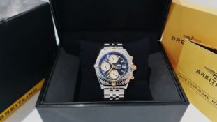 BREITLING CHRONOMAT STEEL & GOLD BI-METAL 40mm MENS WATCH NO VAT