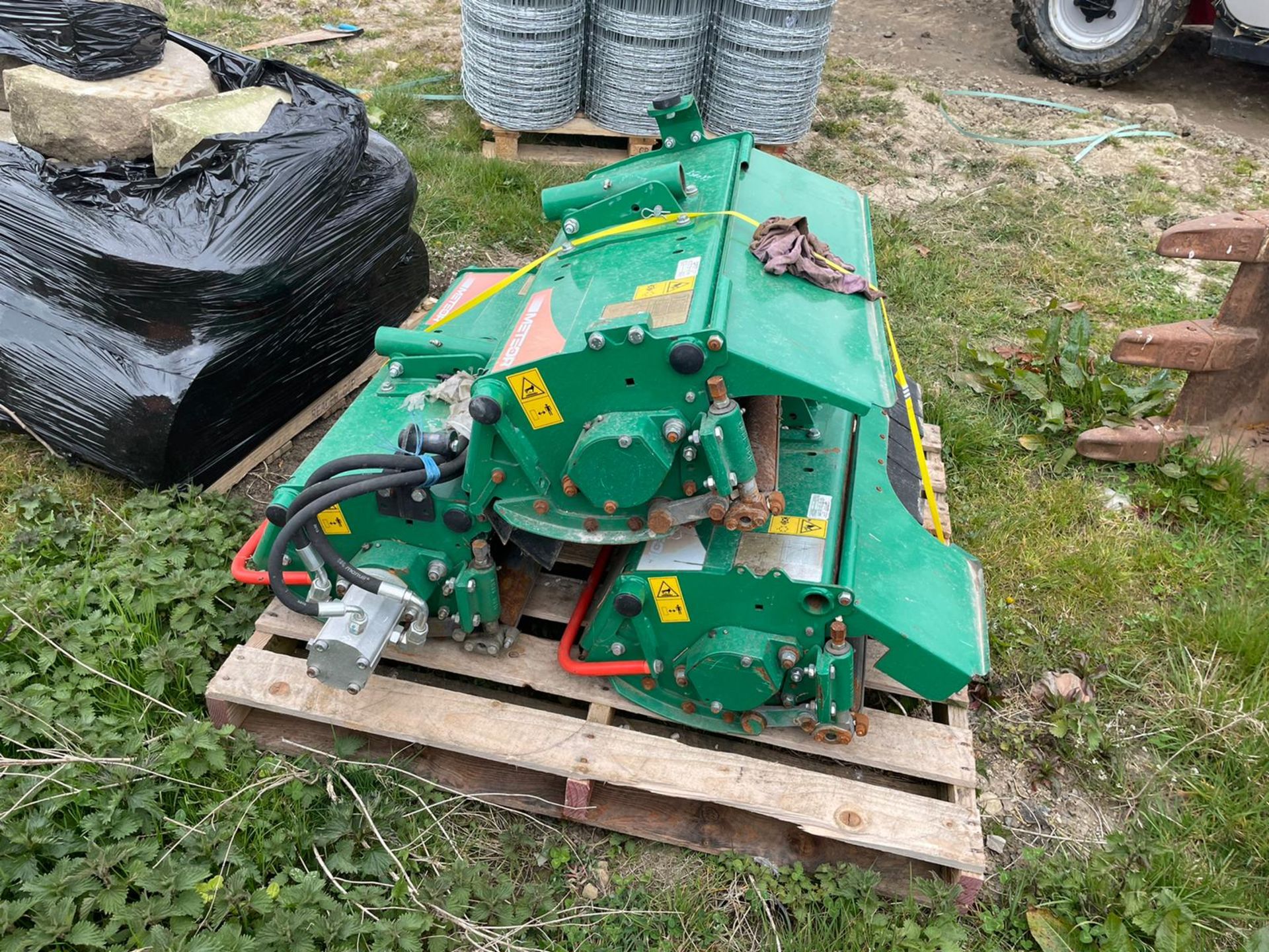 SET OF RANSOMES METEOR FLAIL HEADS FOR A RANSOMES HIGHWAY MOWER, GOOD FLAILS *PLUS VAT* - Image 2 of 5