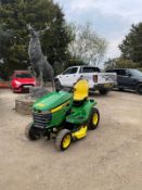 2013 JOHN DEERE X320 RIDE ON LAWN MOWER, RUNS WORKS AND CUTS *PLUS VAT*