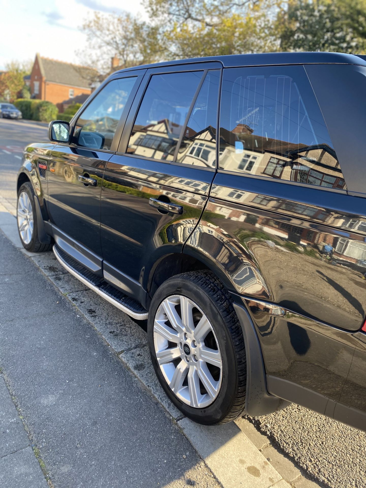 2006 (56) RANGE ROVER SPORT 2.7 V6, BLACK ESTATE, 2720CC DIESEL ENGINE, SHOWING 154K MILES *NO VAT* - Image 3 of 7