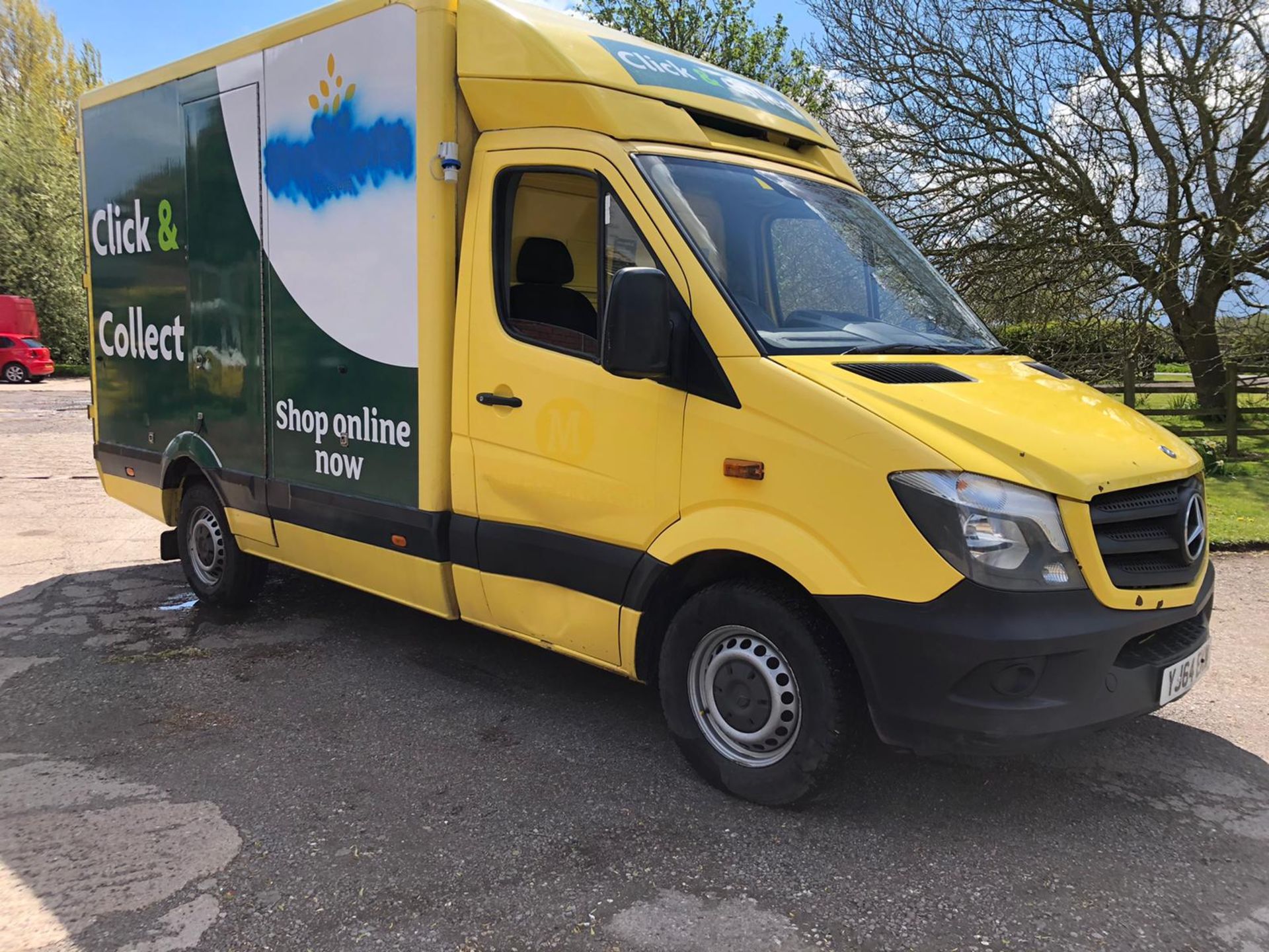 2014 MERCEDES-BENZ SPRINTER 313 CDI YELLOW INSULATED VAN, 2.2 DIESEL ENGINE *PLUS VAT* - Image 4 of 14