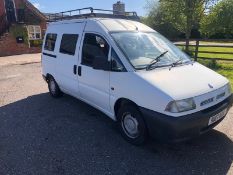 1998 PEUGEOT EXPERT DIESEL 7 SEAT WHITE PANEL VAN, WHEEL CHAIR RAMP, 1.9 DIESEL ENGINE *NO VAT*