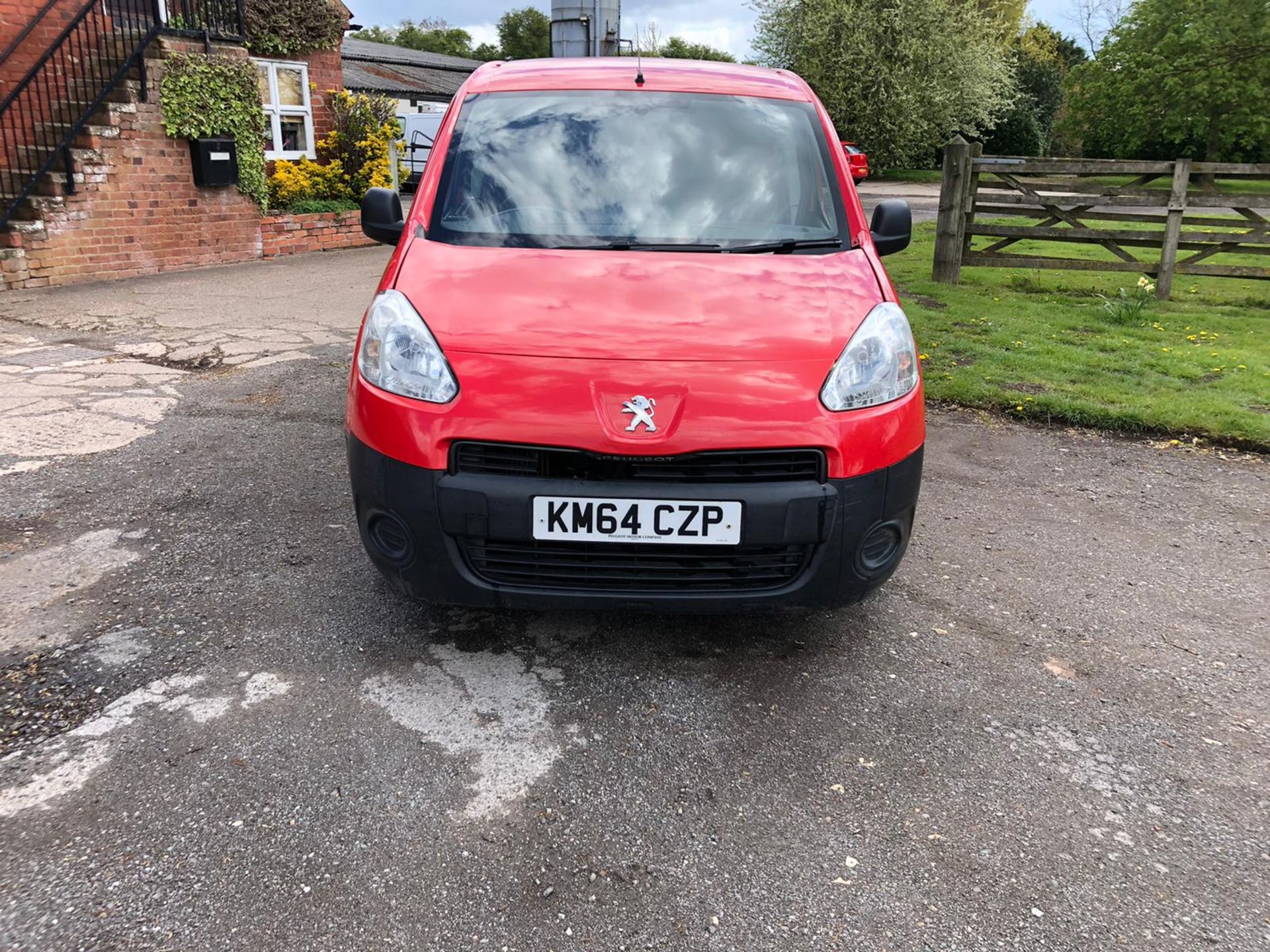 2014 PEUGEOT PARTNER 750 S L2 HDI RED PANEL VAN, 1560CC DIESEL ENGINE, 45,082 MILES *PLUS VAT* - Image 3 of 16