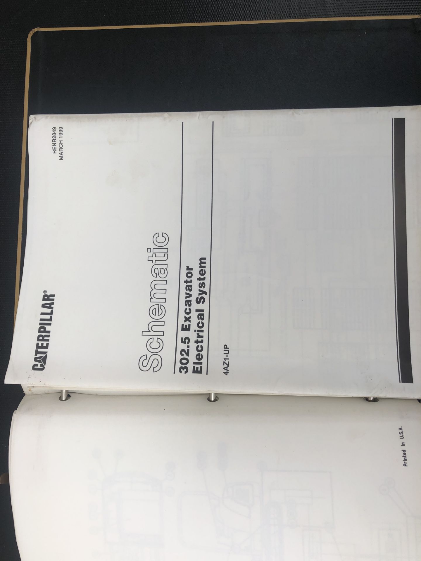 CATERPILLAR 301.5 302.5 SERVICE MANUAL, GENUINE FACTORY CAT WORKSHOP MANUAL - Image 8 of 8