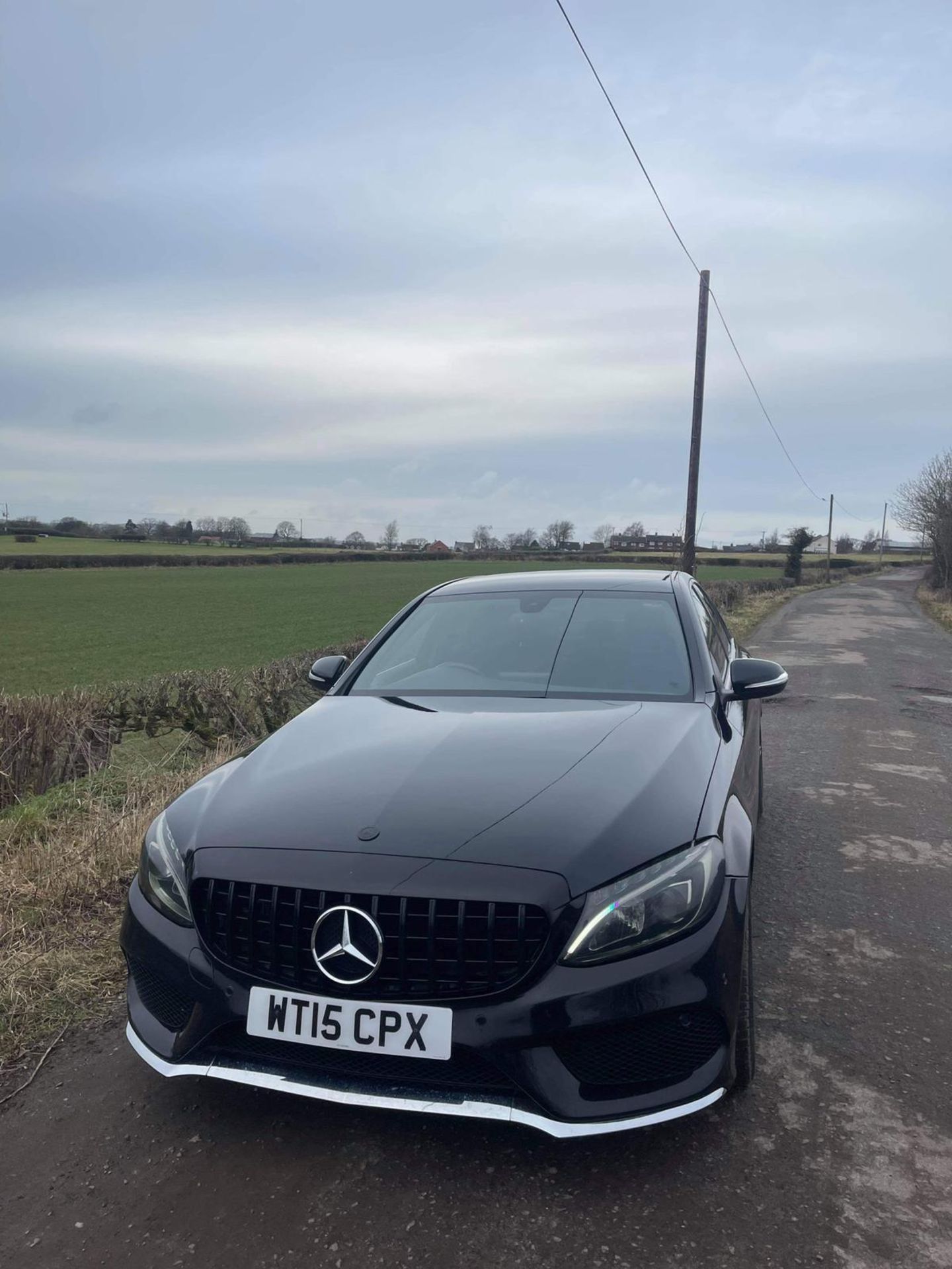 2015 MERCEDES-BENZ C300 AMG LINE BLUETEC HYBRID A, BLACK, AUTOMATIC, ELECTRIC DIESEL, NO VAT - Image 7 of 13