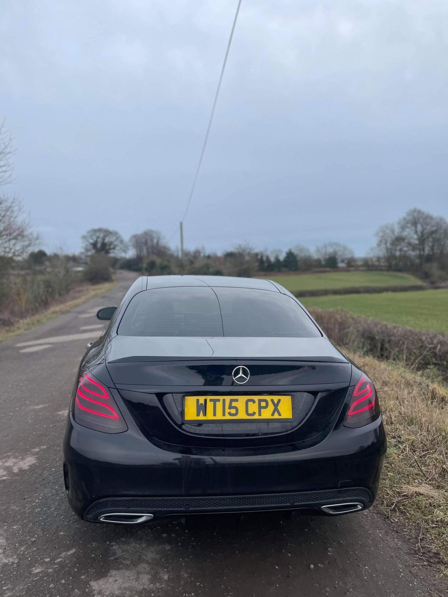 2015 MERCEDES-BENZ C300 AMG LINE BLUETEC HYBRID A, BLACK, AUTOMATIC, ELECTRIC DIESEL, NO VAT - Image 8 of 13