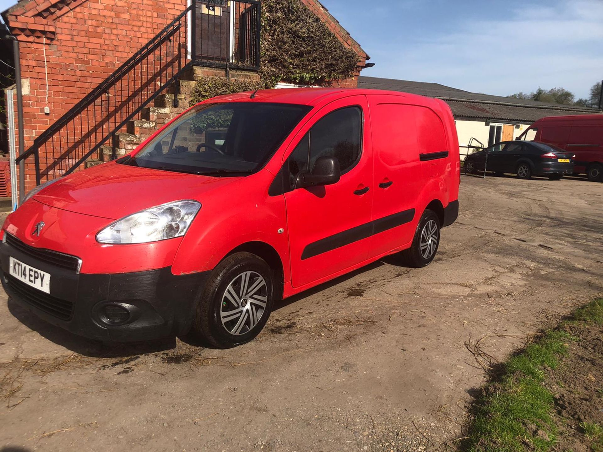 2014/14 REG PEUGEOT PARTNER 750 S L2 HDI 1.6 DIESEL PANEL VAN, SHOWING 0 FORMER KEEPERS *PLUS VAT* - Image 3 of 12