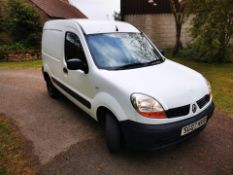 2007 RENAULT KANGOO SL17 DCI 70, WHITE VAN, 1461CC DIESEL ENGINE, MANUAL GEARBOX *NO VAT*