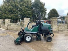 2009 HAYTER LT324 CYLINDER MOWER, RUNS, DRIVES AND CUTS, LOW 2765 HOURS, ROLL BAR
