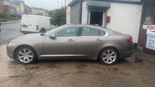 2010 JAGUAR XF LUXURY V6 AUTO GREY 4 DOOR SALOON, SHOWING 71,839 MILES *NO VAT*