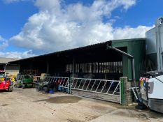 BARN FRAME WORK, ROOF SHEETS / SIDE SHEETS INCLUDED, APPROX 60FT x 30FT WITH 5FT OVER HANG *PLUS VAT