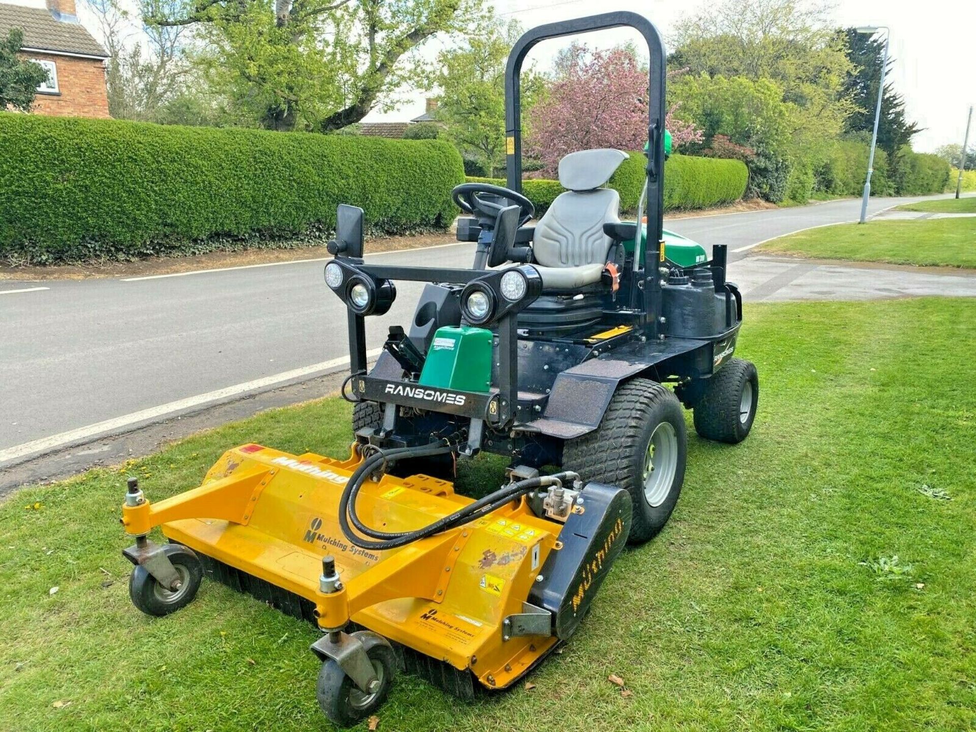 RANSOMES HR300 TURBO UPFRONT FLAIL MOWER, YEAR 2015, KUBOTA ENGINE, 4 X 4 *PLUS VAT* - Image 3 of 7