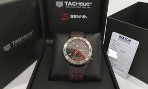 TAG HEUER SENNA Watch 43mm Chrono Formula 1 Limited Edition NO VAT
