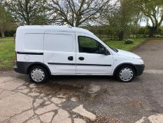 2007 VAUXHALL COMBO CREW 2000 CDTI WHITE FACTORY CREW VAN, 1.2 (1248CC) DIESEL ENGINE *NO VAT*