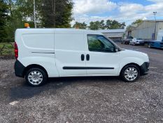 2013 FIAT DOBLO 16V MULTIJET WHITE PANEL VAN, LWB, SHOWING 74K MILES, 1.6 DIESLE ENGINE *PLUS VAT*