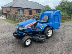 ISEKI SGR19 RIDE ON HIGH TIP MOWER, RUNS DRIVES AND CUTS, SHOWING A LOW 552 HOURS *NO VAT*