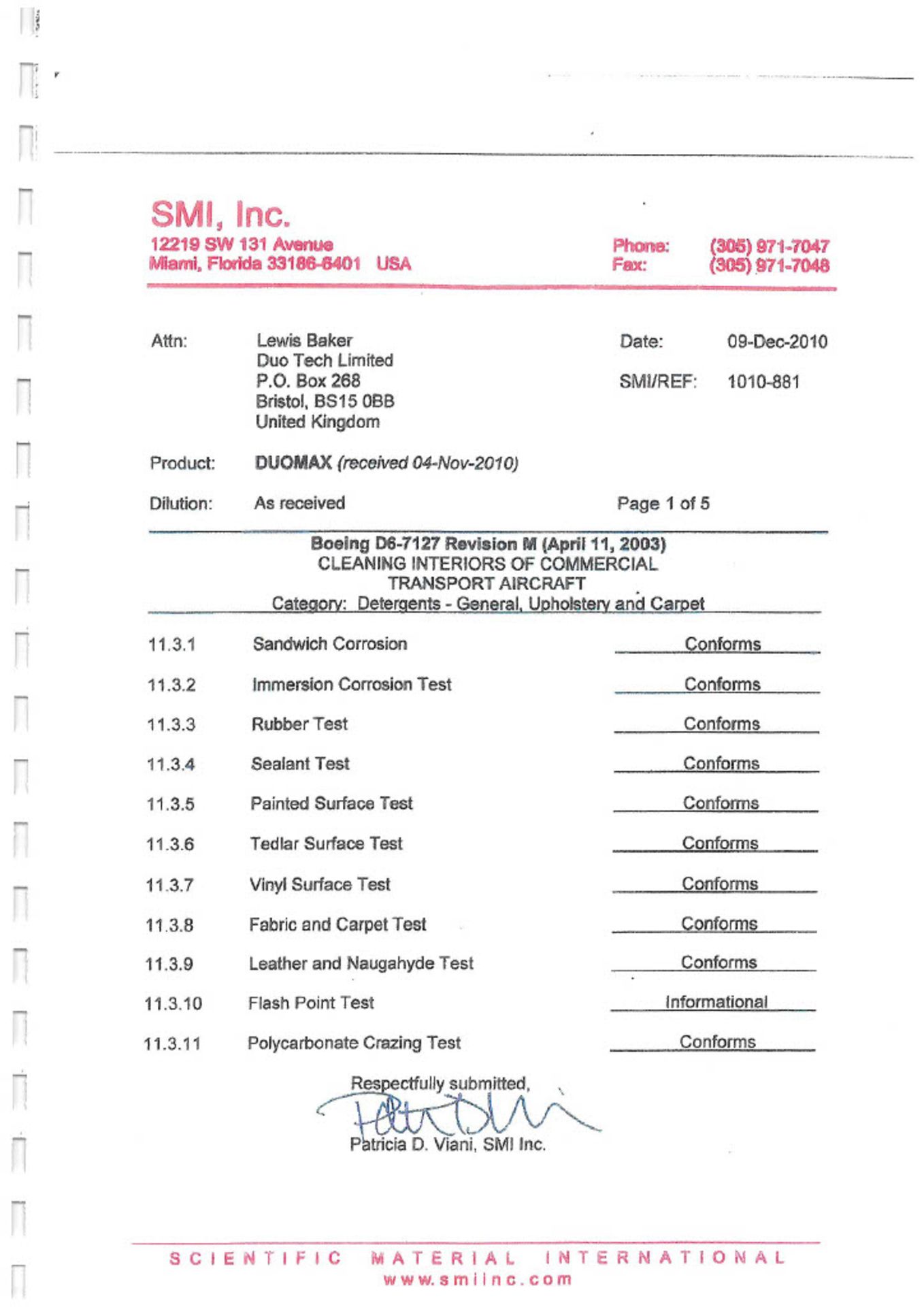 TANK OF DUOMAX SUPER CONCENTRATED DISINFECTANT, MADE IN UK, MARCH 2020, ALL DOCUMENTS ATTACHED - Image 31 of 75