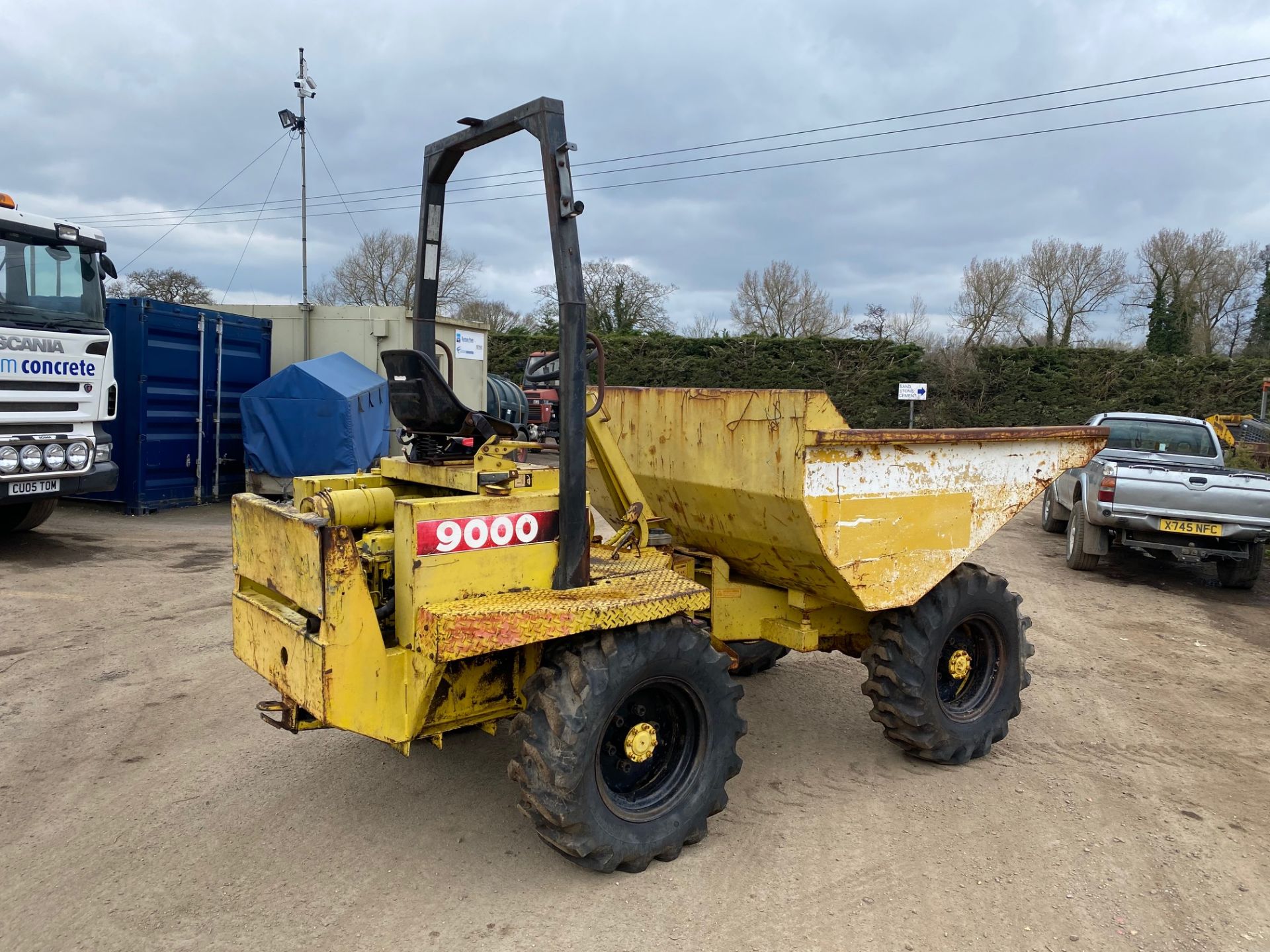 Thwaites 4 ton dumper, 4x4, electric start, Roll bar, 3 cylinder Lister Petter engine - Image 2 of 5