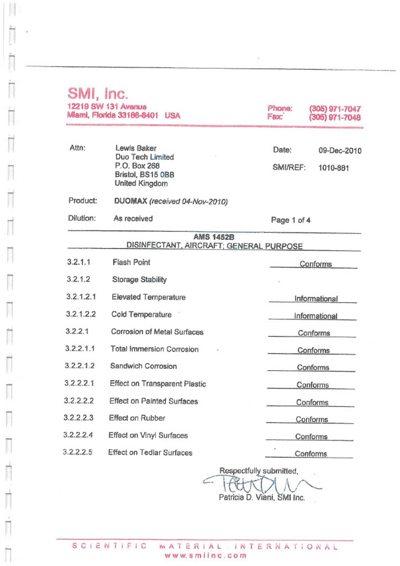 TANK OF DUOMAX SUPER CONCENTRATED DISINFECTANT, MADE IN UK, MARCH 2020, ALL DOCUMENTS ATTACHED - Image 23 of 75