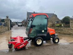 KUBOTA F3680 RIDE ON LAWN MOWER FLAIL MOWER, RUNS WORKS AND CUTS, 4 WHEEL DRIVE, PLUS VAT