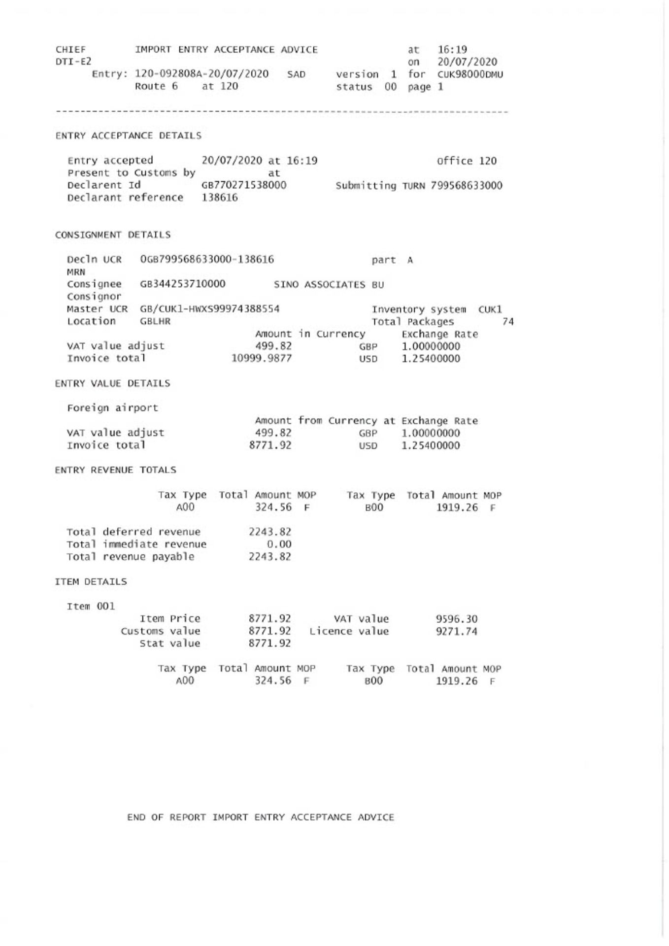 TANK OF DUOMAX SUPER CONCENTRATED DISINFECTANT, MADE IN UK, MARCH 2020, ALL DOCUMENTS ATTACHED - Image 10 of 75