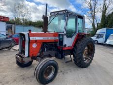 MASSEY FERGUSON 698 2 WHEEL DRIVE TRACTOR, 80HP, FULLY GLAZED CAB *PLUS VAT*