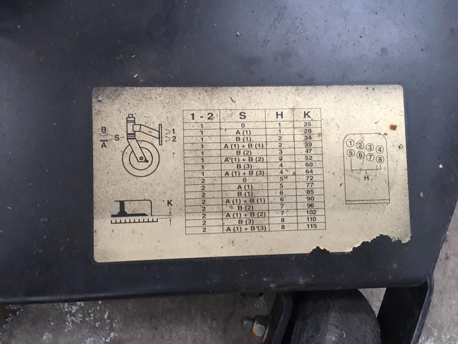 RANSOMES JACOBSEN 5FT HYDRAULIC DECK, IN GOOD WORKING ORDER *NO VAT* - Image 5 of 6