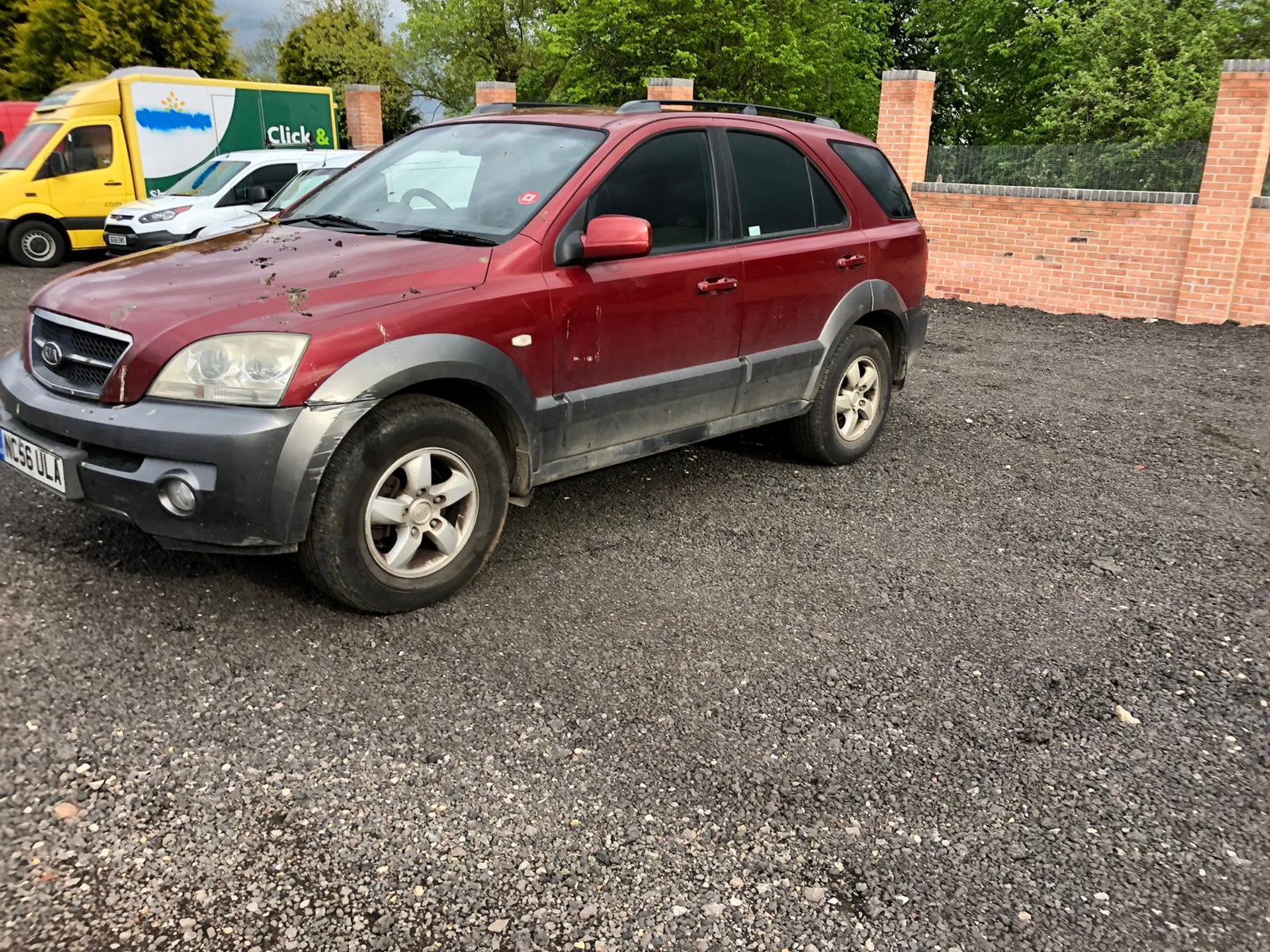 2006 KIA SORENTO CRDI XE RED 5 DOOR HATCHBACK, SHOWING 161,354 MILES *NO VAT*