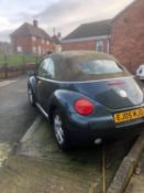 2005/05 REG VOLKSWAGEN BEETLE CABRIOLET 2.0 PETROL CONVERTIBLE *NO VAT*