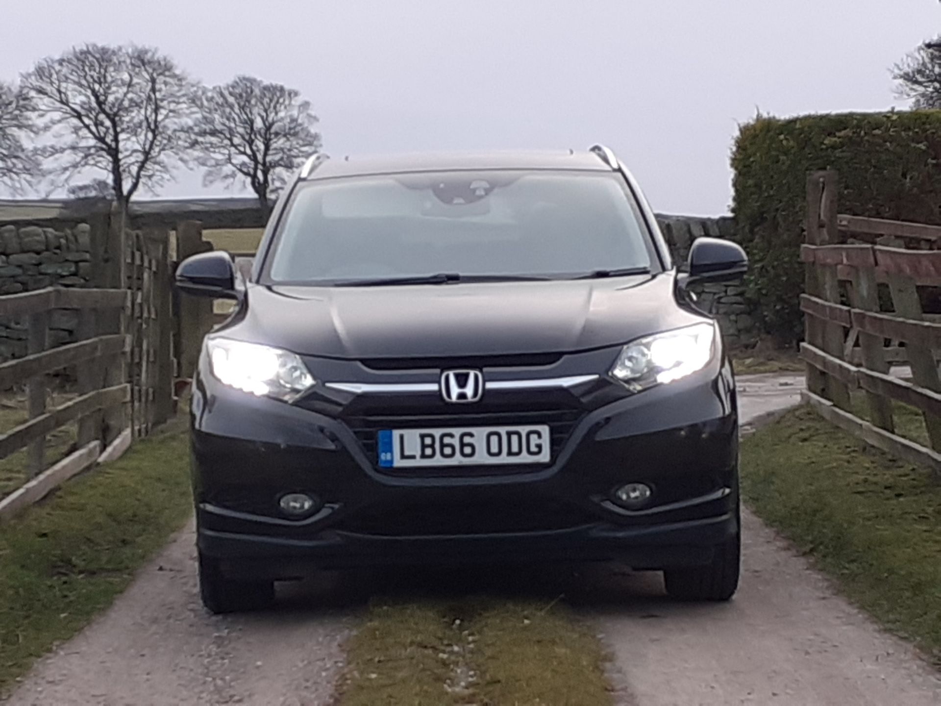 2017/66 REG HONDA HR-V EX I-DTEC 1.6 DIESEL BLACK 5 DOOR, SHOWING 0 FORMER KEEPERS *NO VAT* - Image 3 of 10