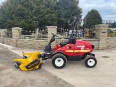 2014 SHIBAURA CM374 OUTFRONT MOWER, RUNS, DRIVES, CUTS, LOW 1450 HOURS *PLUS VAT*