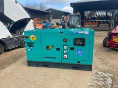 BRAND NEW AND UNUSED 50KvA GENERATOR, 4 CYLINDER DIESEL ENGINE, LOADS OF SPARE KEYS *PLUS VAT*