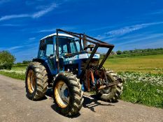 FORD 7710 FORESTRY TRACTOR WITH WINCH, RUNS AND WORKS, ALL GEARS WORK, GOOD TYRES *PLUS VAT*