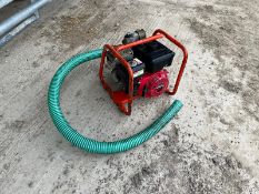 HONDA WATER PUMP, HONDA GX120 ENGINE, RUNS AND WORKS, PIPE IS INCLUDED *NO VAT*