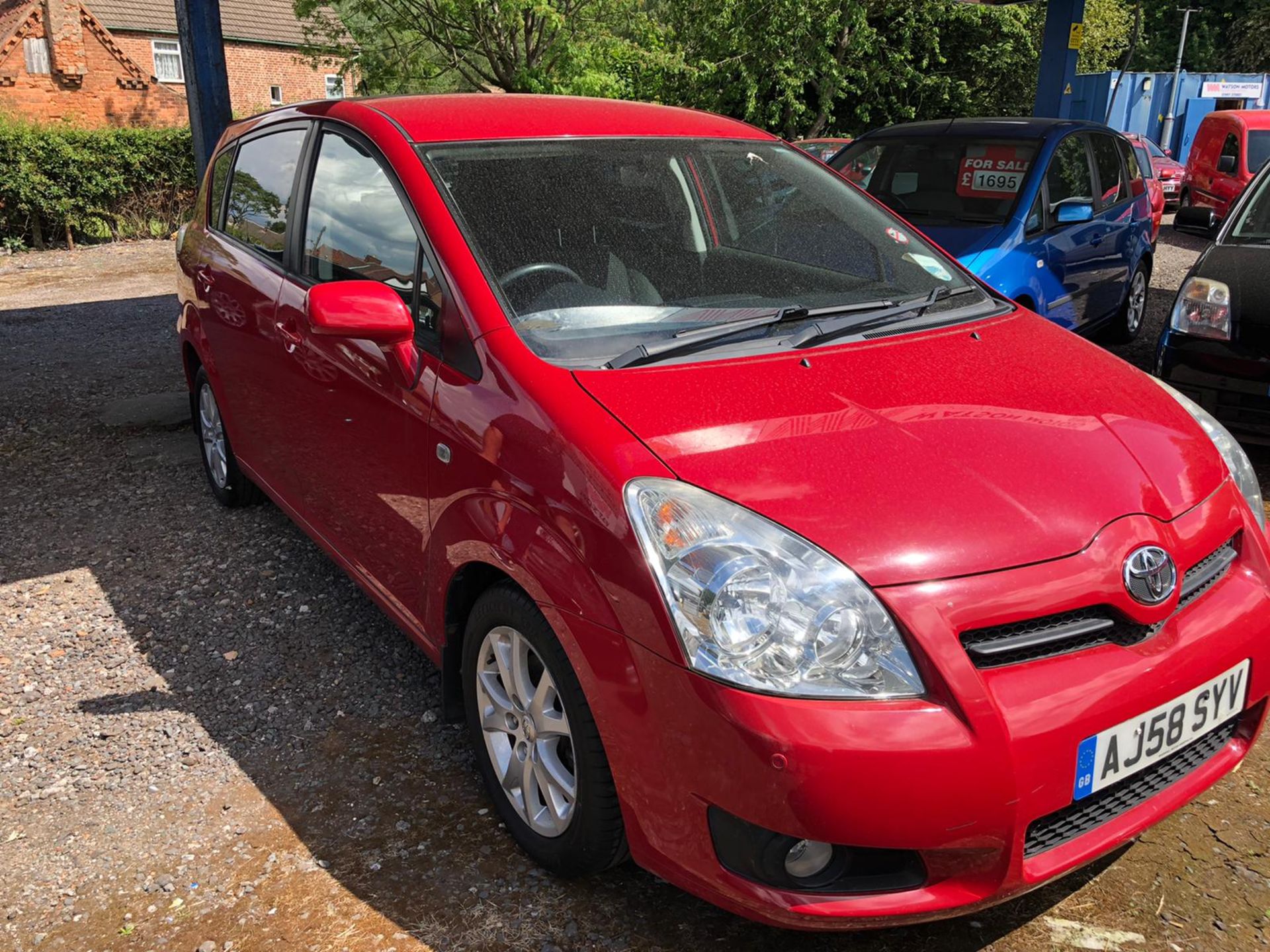 2008 TOYOTA COROLLA VERSO SR VVT-I RED MPV, 1.8 PETROL ENGINE, LOW MILEAGE - 66,648 MILES *NO VAT* - Image 6 of 14