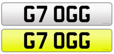 G WAGON NUMBER PLATE G7 OGG FEES PAID G63 G55 G500 GWAGON AMG MERCEDES *NO VAT*